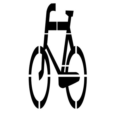 SZABLON Malarski Droga Rowerowa rower oznakowań