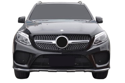 MERCEDES GLE W166 2015-2018 REJILLA DE RADIADOR DIAMOND PLATEADO  