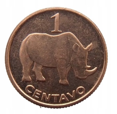 MOZAMBIK 1 CENTAVO 2006 NOSOROŻEC MENNICZA