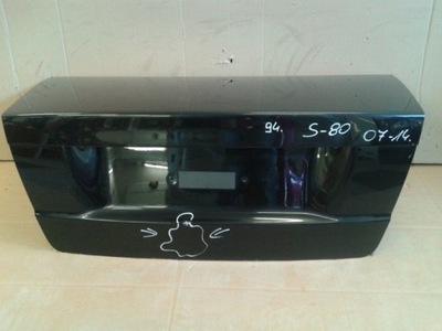 Volvo s-80 2007 кришка багажника задня фото №1