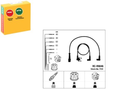 Провода зажигания ngk dkb699 фото №1