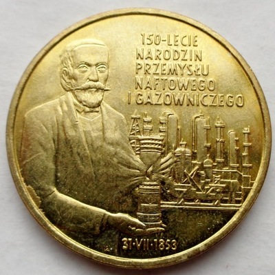 2003 - 2 złote - 150-lecie narodzin przemysłu naftowego i gazowniczego