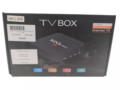 ODTWARZACZ TV BOX 4K MXQ PRO SMART TV