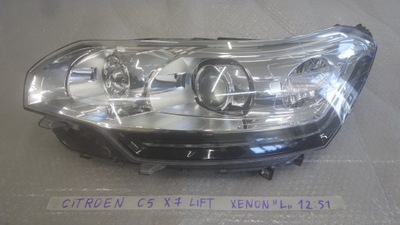 Citroen c5 iii x7 lift лампа ксенон передняя левая фото №1