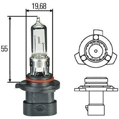 LUZ DE VIAJE HB3A 60W CHRYSLER 300M 99-04 LH  