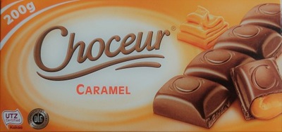 Czekolada mleczna CHOCEUR CARAMEL 200 g