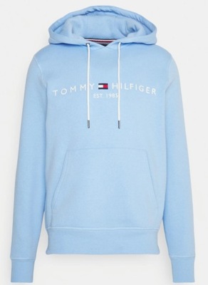 Bluza męska TOMMY HILFIGER 36 S logo niebieska