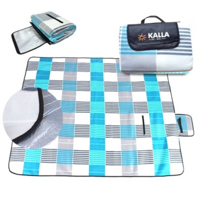 KOC PIKNIKOWY PLAŻOWY MATA Z IZOLACJĄ 200x200cm