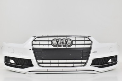 Audi a4 b8 lift s-line 2012- бампер передний фото №1