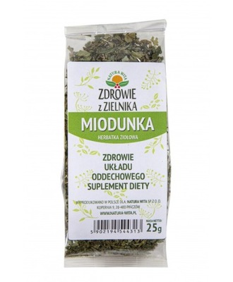 Miodunka herbatka ziołowa Natura Wita 25 g