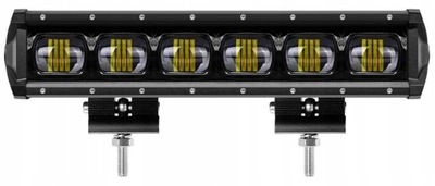 Лампа led drogowa 24 led 6d линзованная lightbar фото №1