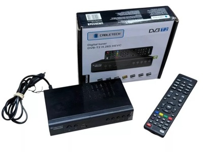 TUNER DVB-T2 DVB-C DEKODER TV NAZIEMNEJ CABLETECH URZ0336B