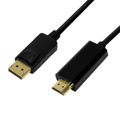 Kabel DisplayPort do HDMI Ultra HD 4K x 2K, 3m, Czarny, LogiLink
