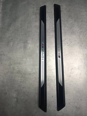 Накладки пороговые bmw 2 f23 m.pakiet фото №1