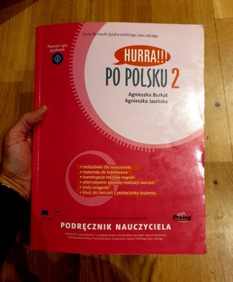 Hurra!!! Po polsku 2 - podręcznik nauczyciela, Burkat, Jasińska, stan bdb