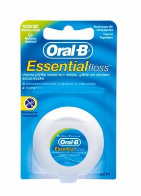 Oral-B nić dentystyczna Essentialfloss 50m MIĘTOWA