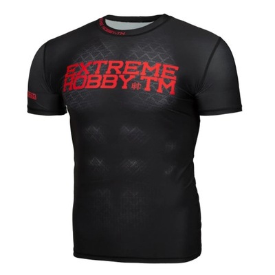 EXTREME HOBBY KOSZULKA RASHGUARD BLACK ARMOUR S