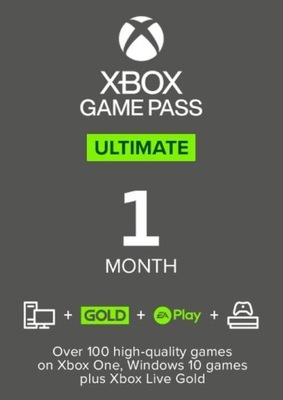 XBOX GAME PASS ULTIMATE 30 DNI, NOWE KONTA VPN
