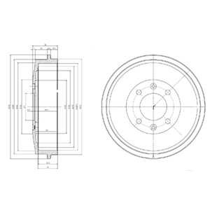 BEBNY DE FRENADO DELPHI BF169  