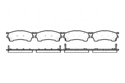 ROADHOUSE ZAPATAS DE FRENADO FORD PROBE II 2.5 V6 24  