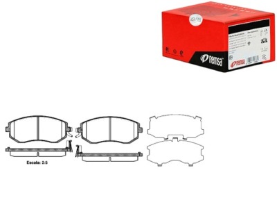 Remsa тормозные колодки тормозные remsa 26296sc000 su00304324 фото №1