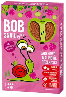 Bob Snail Ślimak Bob Jabłko Malina 60g