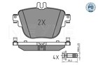 ZAPATAS HAM. DB T. C257/W213/C238 2,0-3,0 16-  