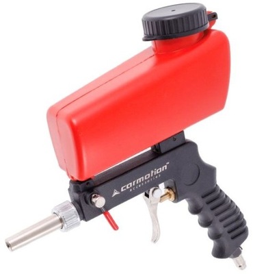 PISTOLET DO PIASKOWANIA ZE ZBIORNIKIEM ПНЕВМАТИЧНИЙ PIASKARKA 600ML 1/4