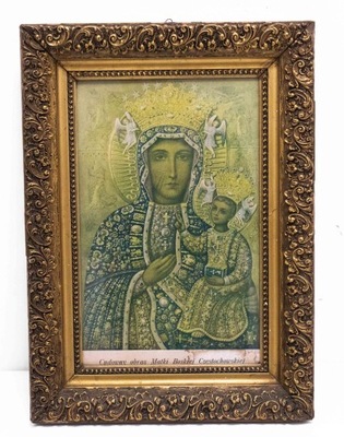 STARY OBRAZ MATKA BOSKA CZĘSTOCHOWSKA