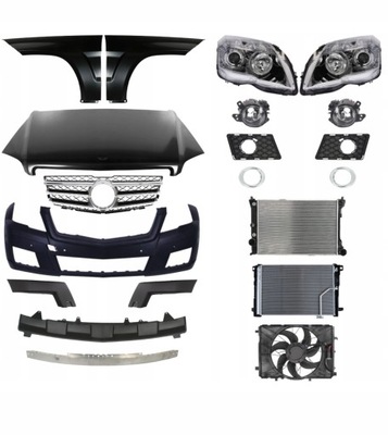 Mercedes benz glk x204 off road 08-12 капот лампы фото №1