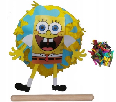 PINIATA Sponge Bob dodatki kij