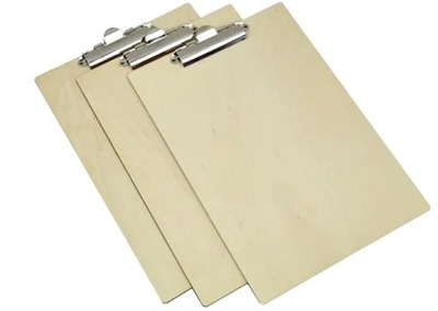 Clipboard drewniany A4 - deska z klipsem podkładka
