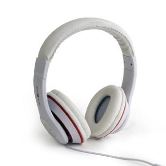 Słuchawki Stereo z Mikrofonem Gembird MHS-LAX-W, Białe