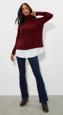 DOROTHY PERKINS SWETER BORDOWY DAMSKI M PTG