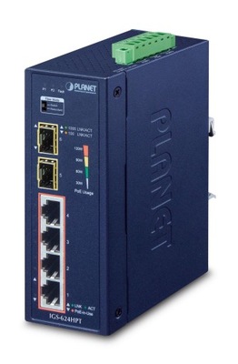 Planet IGS-624HPT Gigabit Ethernet PoE