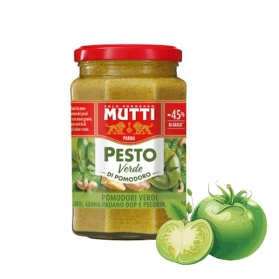 Mutti Pesto Verde pesto z zielonych pomidorów 180g