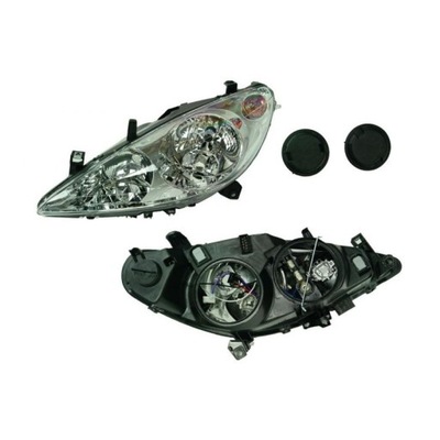 Лампа peugeot 307 03.01-09.05 фара левый фото №1