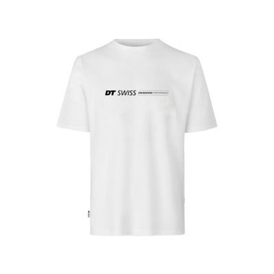 T-SHIRT DT SWISS E PERFORMANCE SHIRT, White Unisex