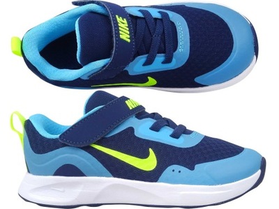 NIKE WEARALLDAY NIEBIESKIE BUTY DZIECIĘCE NA RZEP