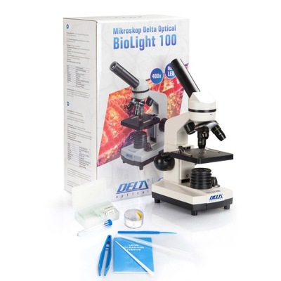 Mikroskop Delta BIOLIGHT 100 szkiełka 5 preparatów