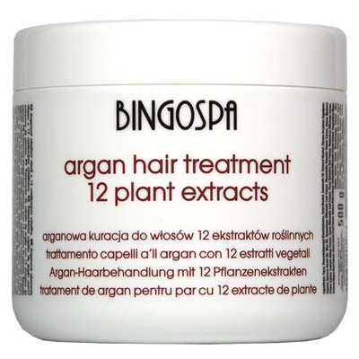 BINGOSPA 500 g maska arganowa do włosów