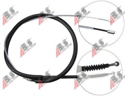 CABLE DE FRENADO DE MANO VW TOURAN 07- MANUAL  