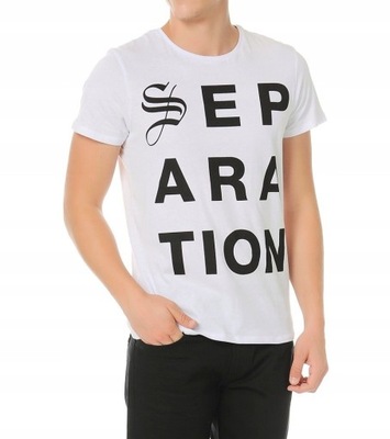 Jack Jones Biały T-shirt Męski SEPARATION _ M