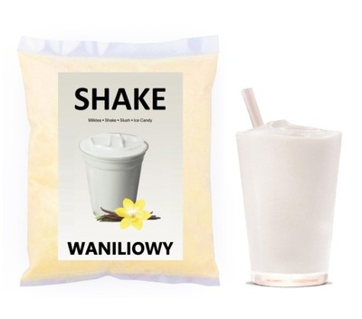 Shake waniliowy w proszku 1kg WANILIA pełne mleko