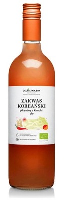 ZAKWAS KOREAŃSKI PIKANTNY Z KIMCHI BIO 700 ml - DELIKATNA (ZAKWASOWNIA) DEL