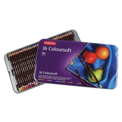 DERWENT KREDKI COLOURSOFT 36 SZTUK