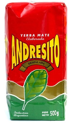 Yerba Mate Andresito Despalada 500g 0,5kg Mocna