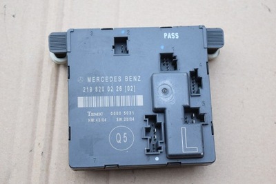 Mercedes w219 модуль дверь левый задняя 2198200226 фото №1