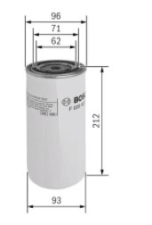 FILTRO COMBUSTIBLES DAF 75-95-SER,F-SER  