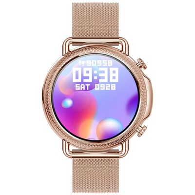 Zegarek Smartwatch Damski Rubicon SMARBN090 różowe złoto